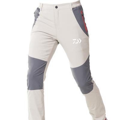 Daiwa sport pantalons de pêche de imperméable à l'eau à séchage rapide hommes vêtements de pêche en plein air Camping randonnée pantalons longs M-4XL: 31 / XXL