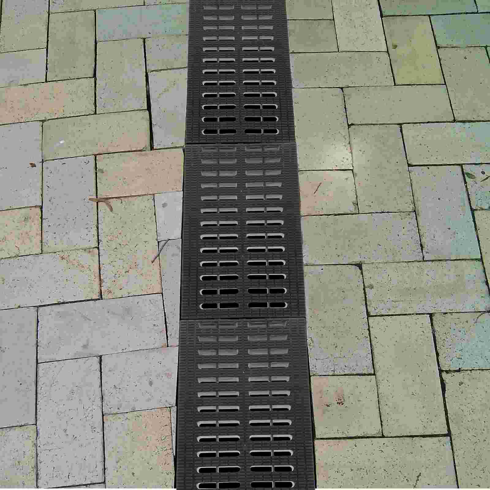 Tralike-Couvercle de filtre de vidange extérieur, crépine, grilles de proximité, canal de plaque de sol d'eau avec plastique d'égout