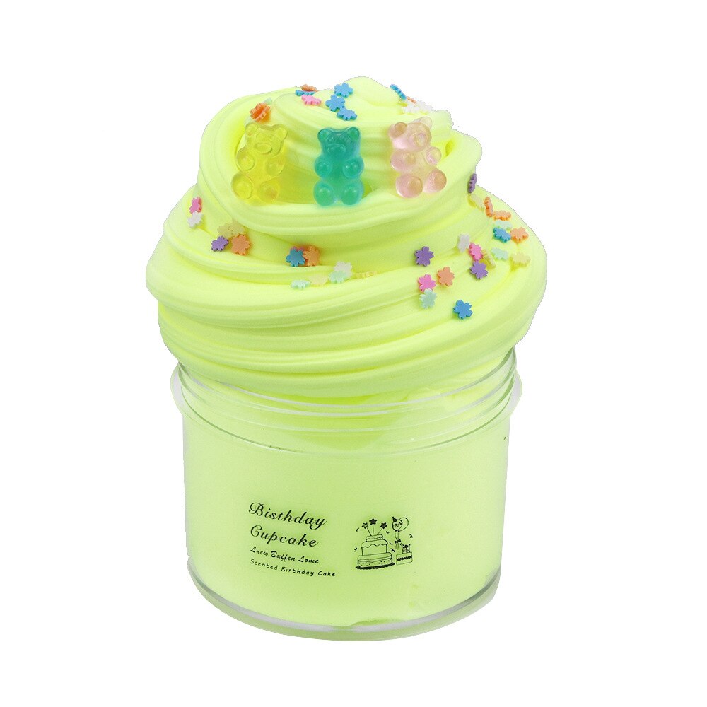 70ml Burro Torta di Melma Soffici Argilla Pendenti E Ciondoli per Slime Additivi Argilla Forniture Plastilina Slimes Kit di Cioccolato Modellazione Giocattolo Per Bambini: 5