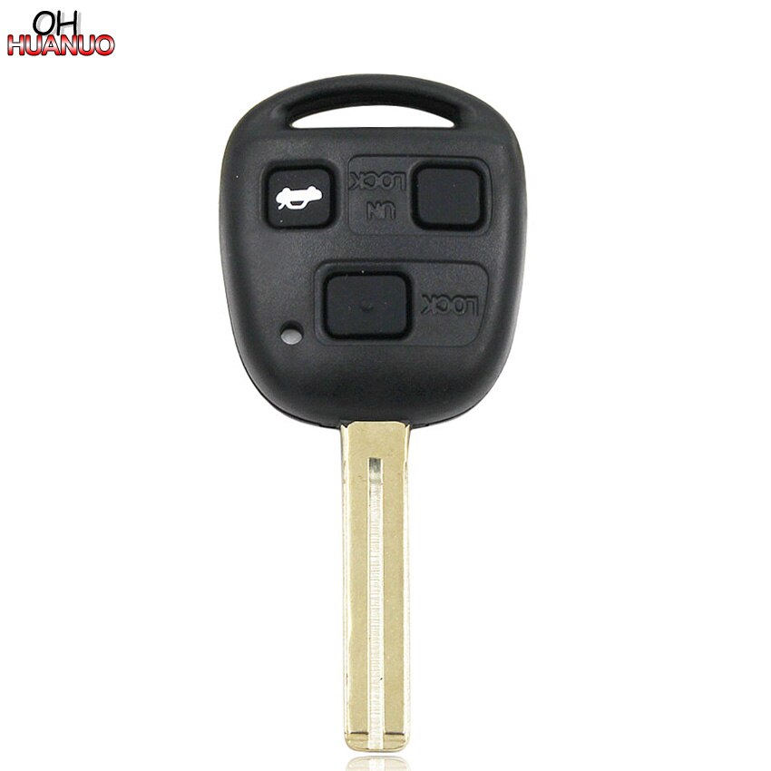 2/3 Button Remote Car Key Shell Case for Lexus RX300 LS400 LS430 ES330 SC430 IS300 LX470 RX330 RX350 GS300 TOY48: 3B With Pad