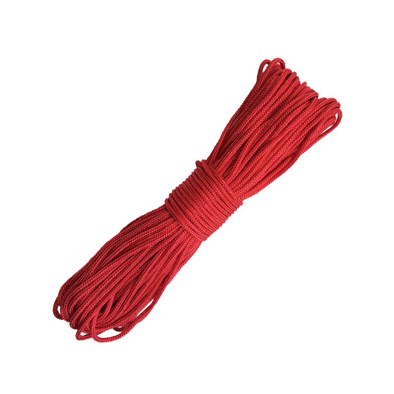 Dia 3 mm 5 10 20 30 metrów rdzeń spun linka spadochronowa smycz namiot liny dla Camping Clothesline DIY bransoletka: Czerwony / 20 m