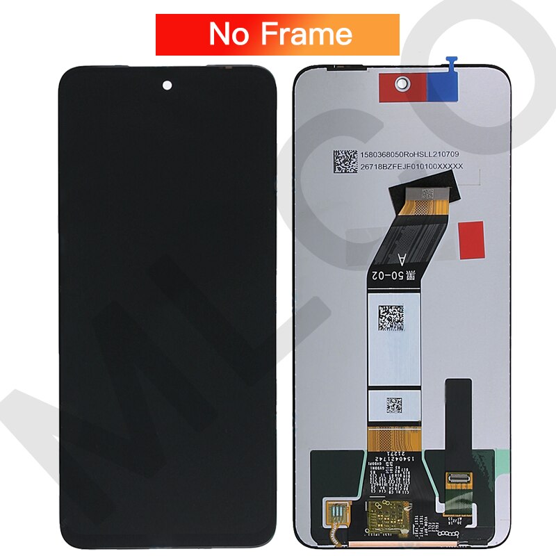 Original For Xiaomi Redmi 10 LCD Display with Frame Touch Panel Screen Digitizer Assembly For Redmi 10 21061119AG 21061119DG LCD