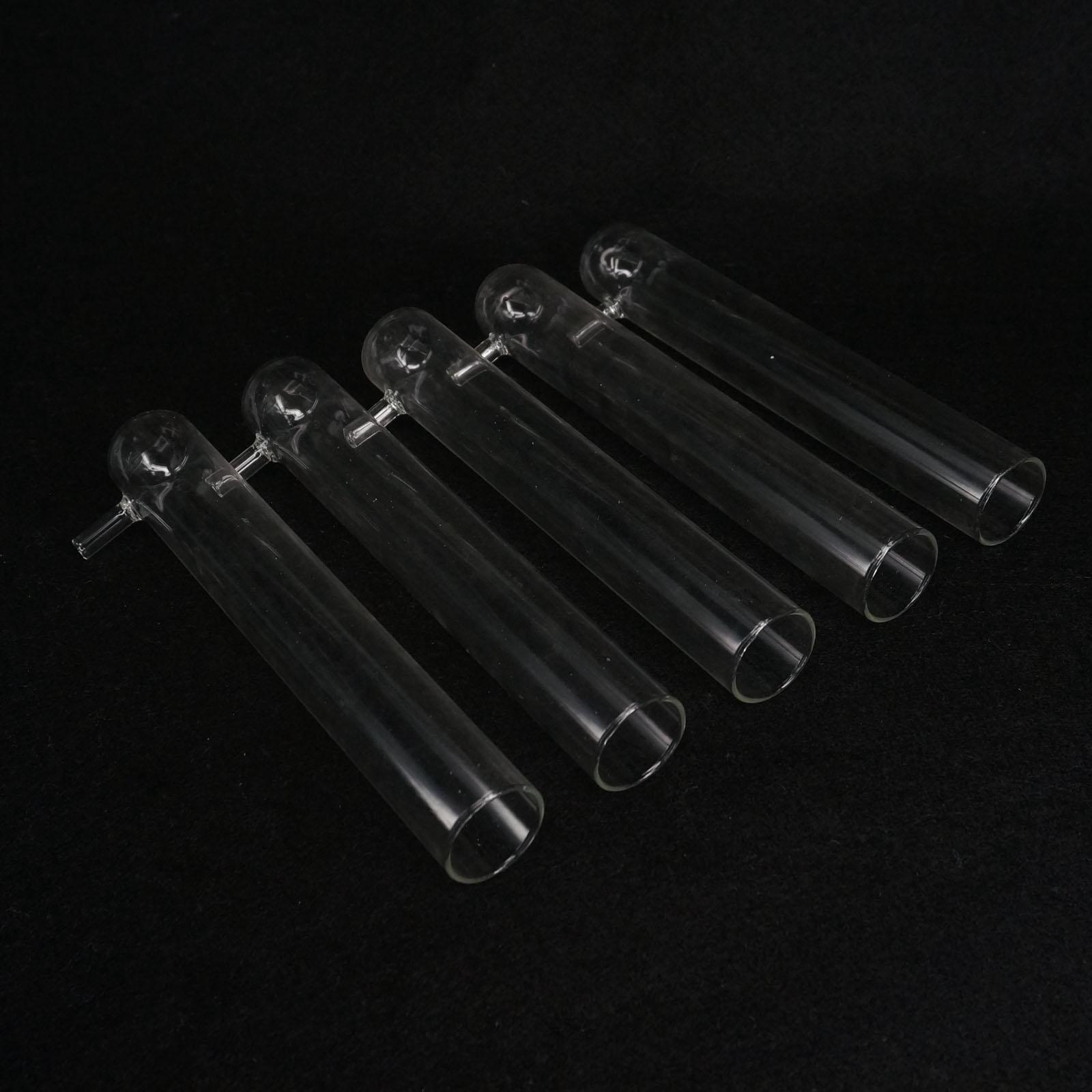 5 Pcs 30X200 Mm Glas Test Filter Buis Met Vacuüm Onderkant Arm Lab Experiment