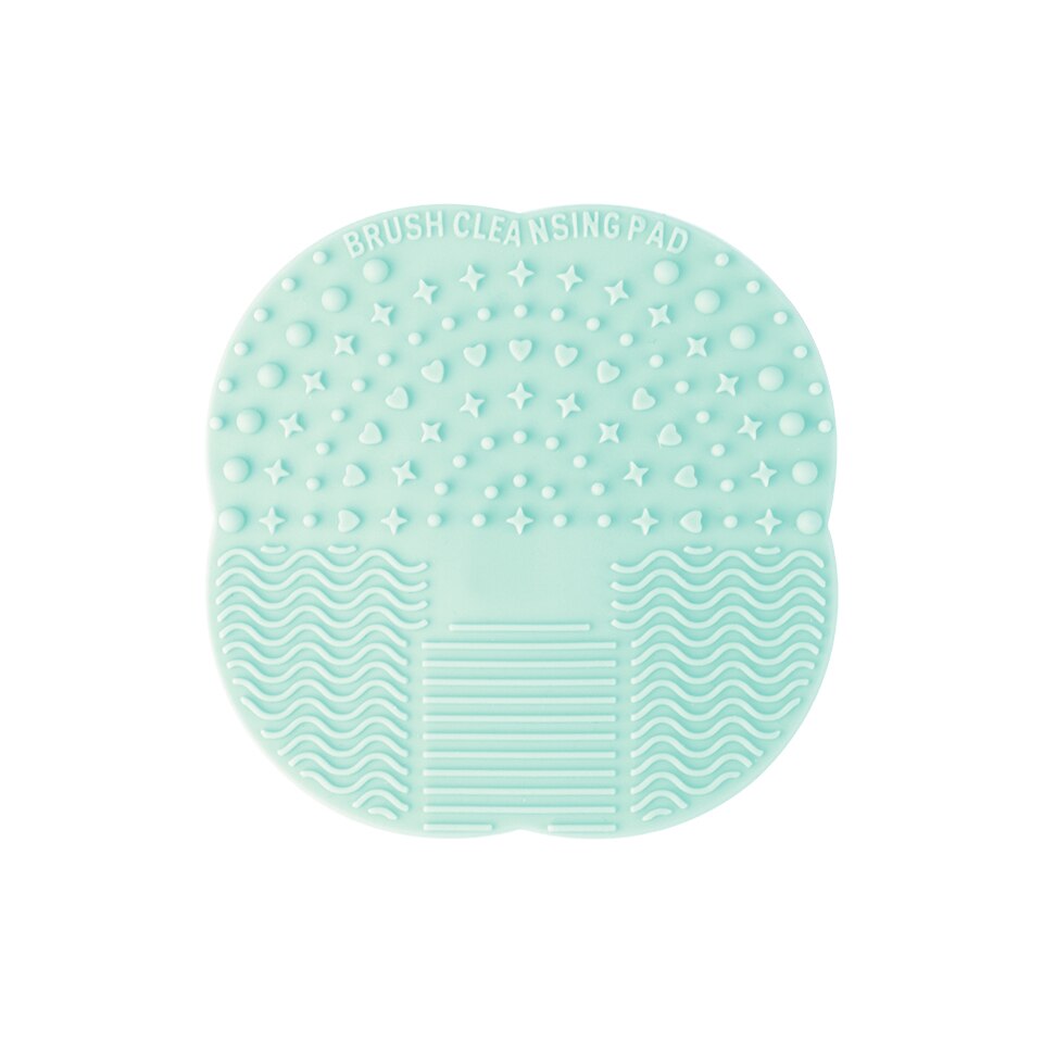 Neue 1PC Silikon machen-hoch Pinsel Reiniger Pad Waschen Pinsel Gel Reinigung matt Stiftung Pinsel Reiniger Kosmetische machen-hoch-Werkzeug: Grün