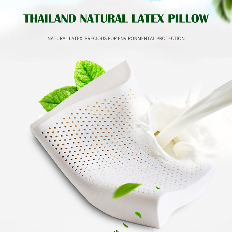 Shenbang Thailand Puur Natuurlijke Latex Kussen Gezondheidszorg Nek Voor Hals Spine Beschermende Latex Kussen Orthopedisch Kussen