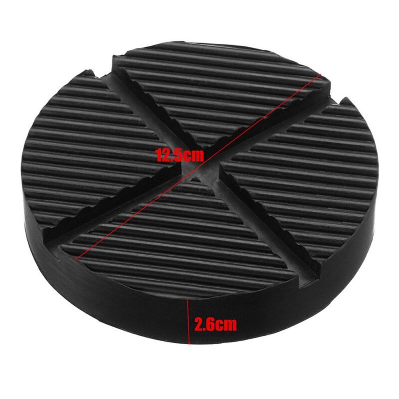 Auto Jack Gummi Pad Universal- Auto Jack Adapter Kreuz Schlitz Rahmen Schiene Schutz Auto Zubehör Jack Steht Schwarz
