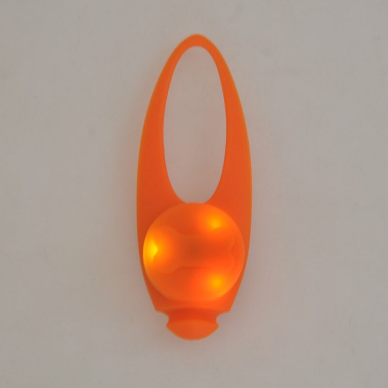 Collier suspendu en silicone pour animaux domestiques, protection lumineuse de sécurité, anti-perte, pour chats et chiens: O