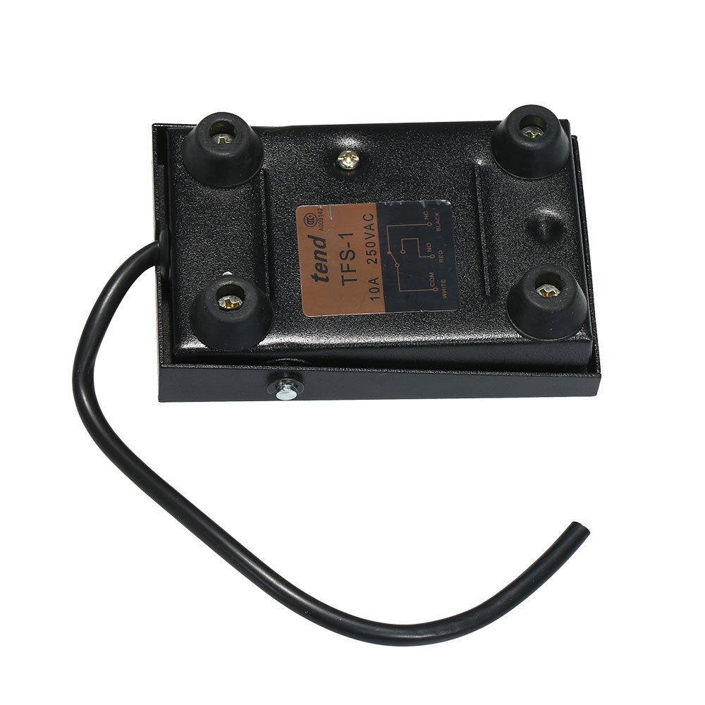 Zware Metalen Skidproof Voetpedaal Switch Treadle Voetschakelaar Momentary Control 3 Wire No/Nc Auto Reset Schakelaar
