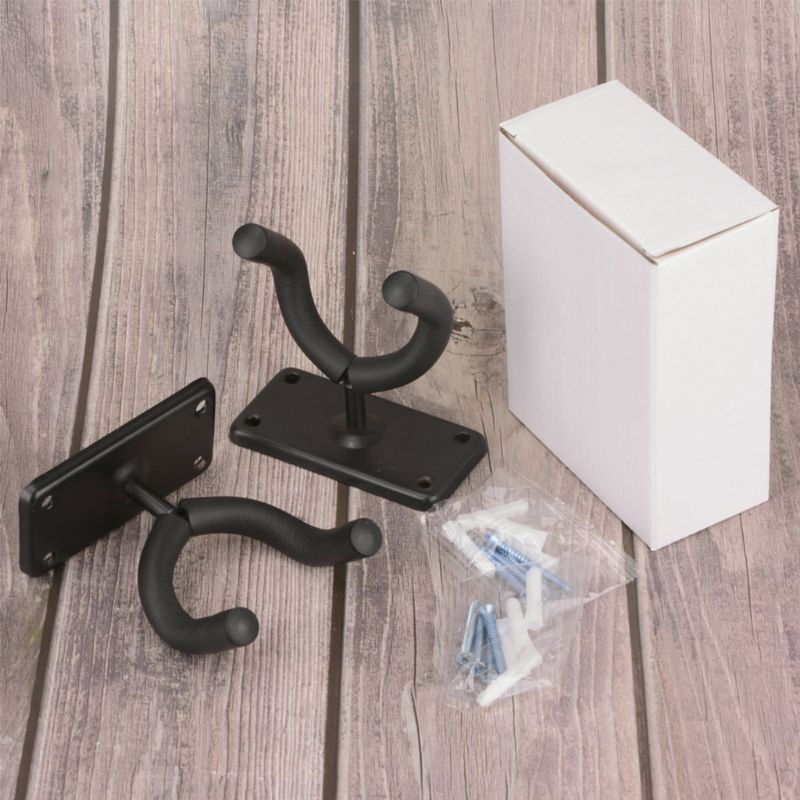 Estante de montaje en pared para Skateboard, colgador de guitarra de tabla larga, gancho de almacenamiento para el hogar y la Oficina, 2 uds.