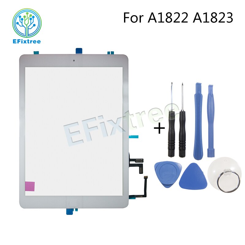 Jaar Zwart Wit A1822 A1823 Touch Screen Voor Ipad 5 5th Generatie Digitizer Outer Lcd Panel Voor Glas met Sticker