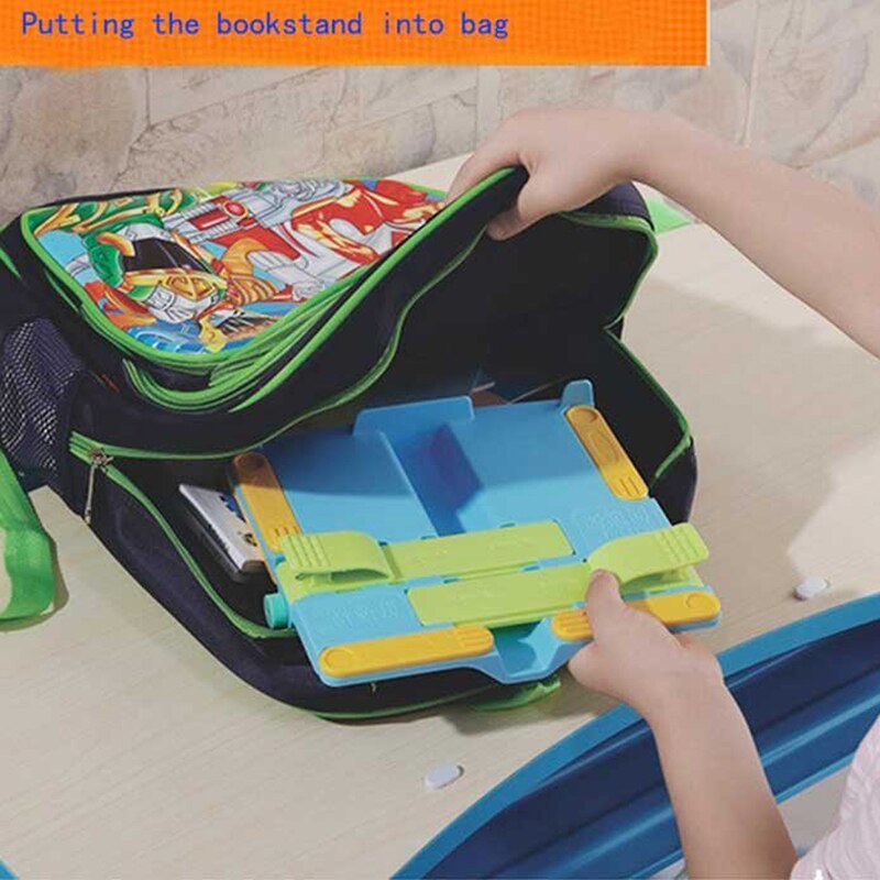 Foldable Book Stand Holder Portable bookstand Reading Support Bookends for Student Children Writing Bracket