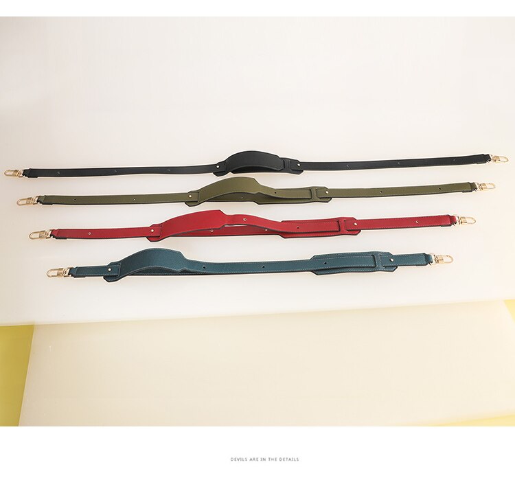 Mærke taske strop justerbar skulder crossbody strop til håndtaske læder taske pu strop taske tilbehør bælte til taske bolso mujer