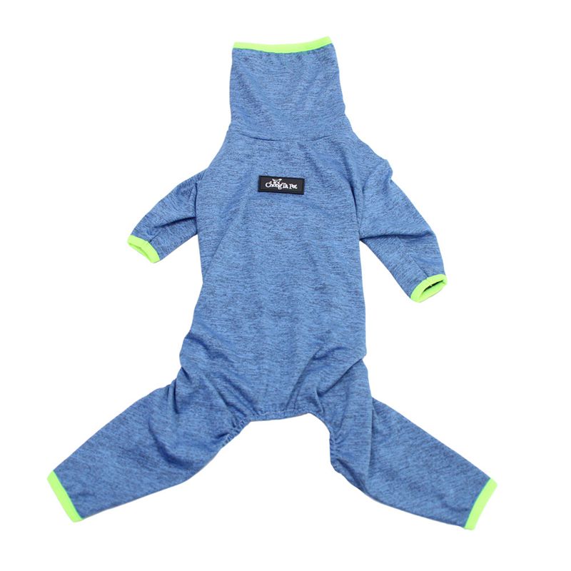 Mono de cobertura completa para perros grandes, traje de recuperación para perros después de la cirugía, mono anticaída, pijamas de aplamado para mascotas, monos para perros medianos y grandes: S / Verde
