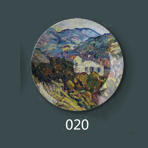 Dekorplater 8 tommer louis valtat oljemaleri dekorative kunstplater hjem vegg hall hengende: 20