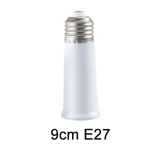 E27 to E27 Flexible Bulb Socket Extender E27 Lamp Rotating Base Lamp Holder 110V 220V Extension Converter 6/9/15/20/30/35/60cm: black