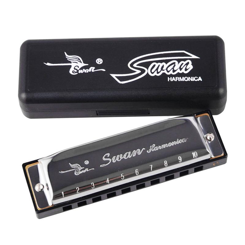 Swan Harmonica Swan Harmonica 10 Holes Key Of C SI... – Grandado