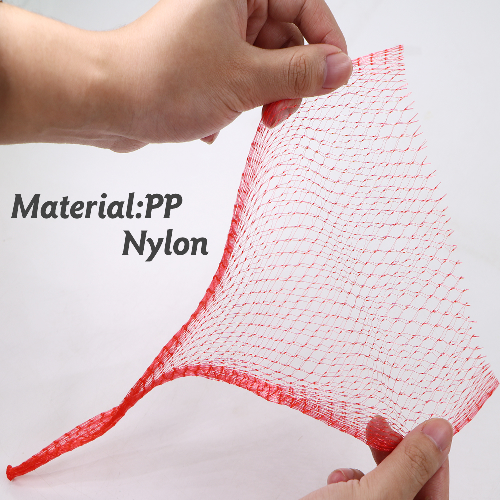 100 st 30-60cm nätpåsar för frukt och grönsaker, återanvändbara plastpåsar för uppsamling av fisk och skaldjur, livsmedel