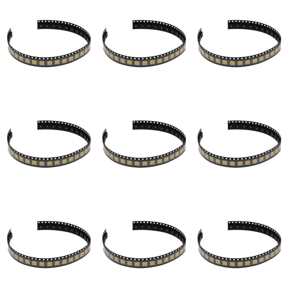 30 stücke Chips SMD LED Rechteck Lampe Perlen warm weiß Licht Oberfläche Montieren licht Emittierende Dioden Für LED Streifen lichter birne 5050