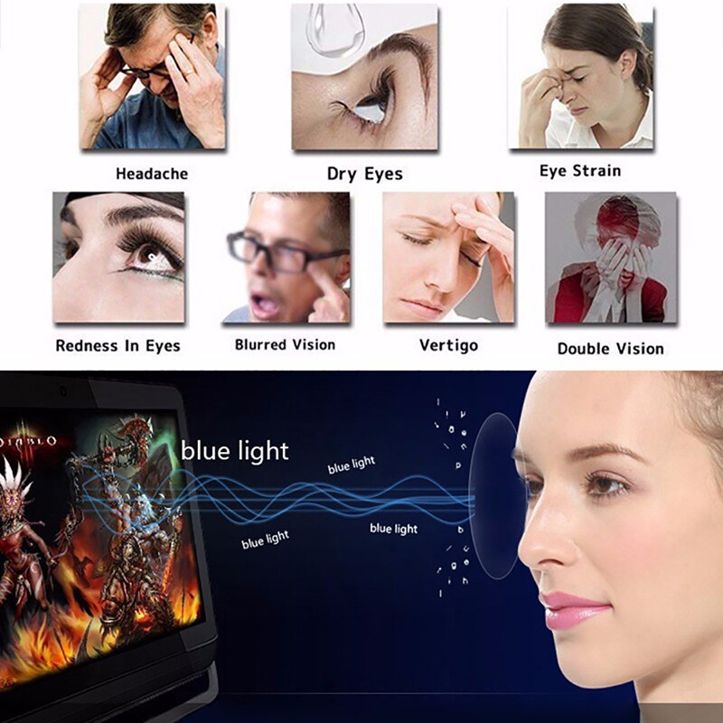 VEGA Eyewear Blue Light Blocking Computer Glasses Screen Protector Clear Gaming Glasses for Computer Use PC Glasses Women 216
