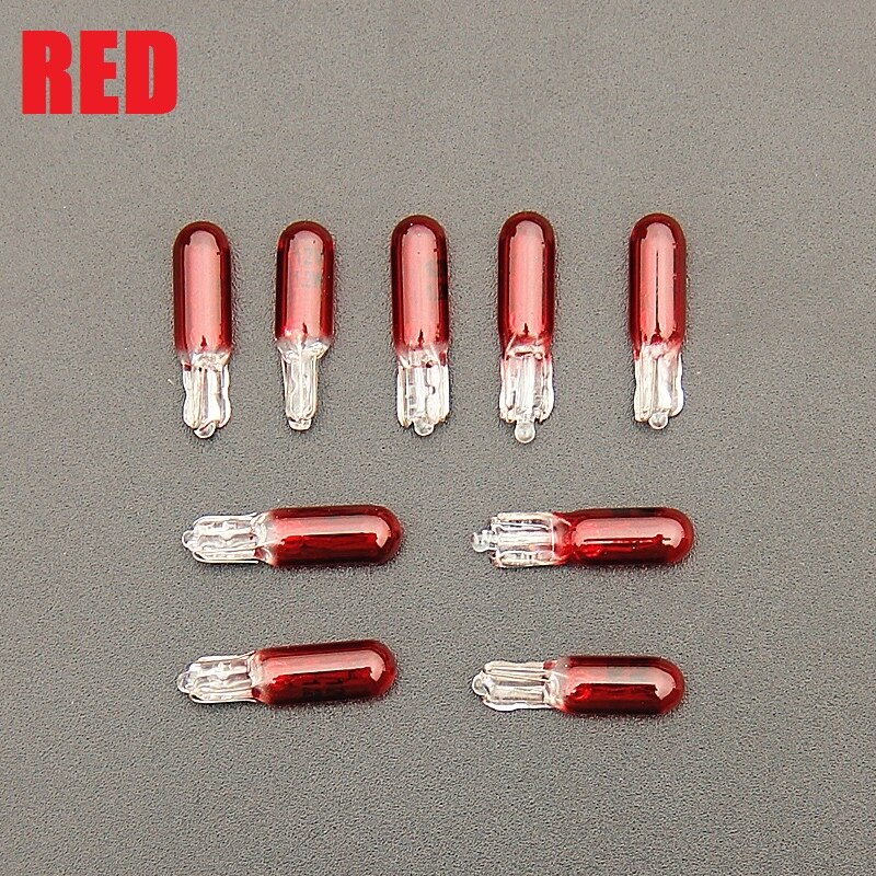10 st 286 t5 dc 12v 1.2w w1.2w w2 x 4.6d bil kil instrumentbräda mätarljus  t5 glas bil lampa ljus