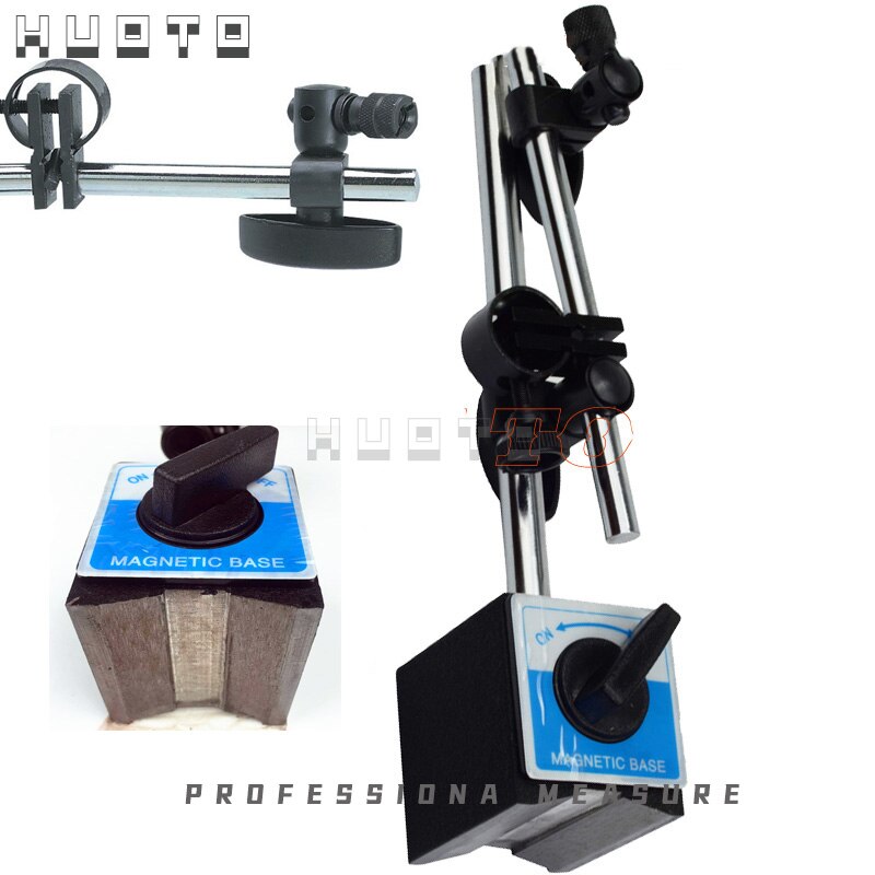 Magnetic base with fine adjustment Universal Large Dial Test Indicator Gauge Magnetic Stand holder For Equipment Calibration