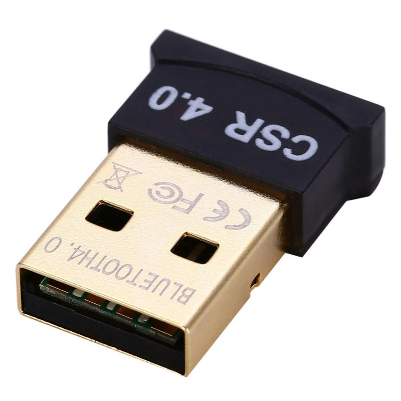 4.0 Bluetooth Adapter USB Bluetooth Receiver Computer Wireless Audio Transmitter Win8/10/11 Drive free: Default Title