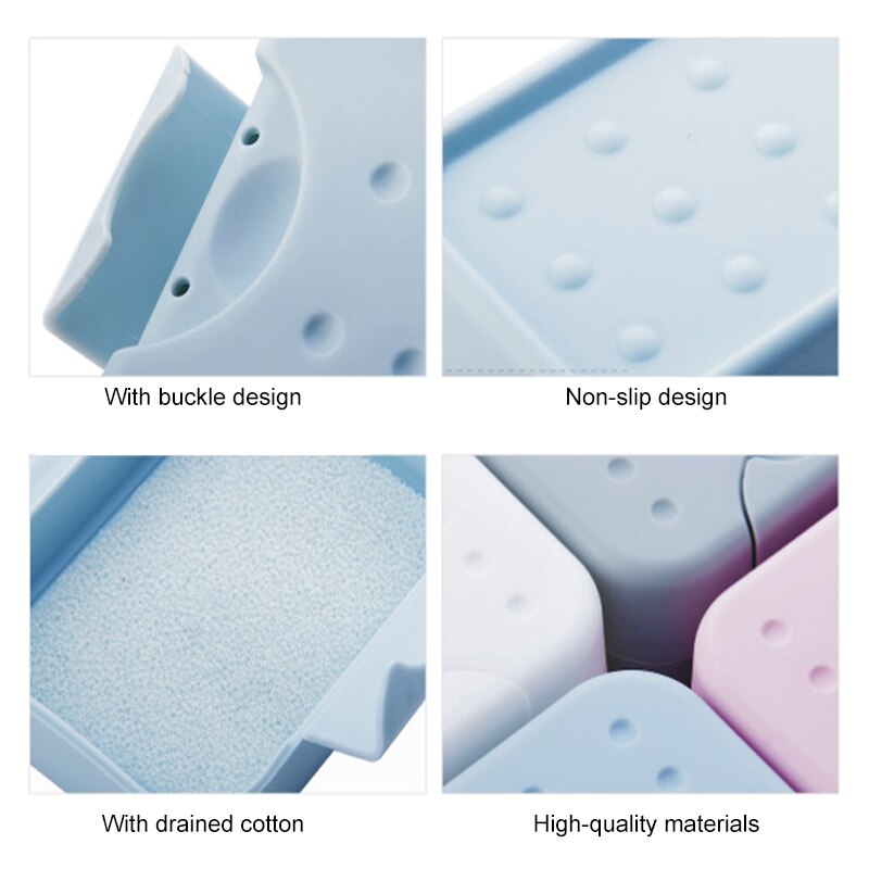 Mydelniczka mydło podróżne pudełko pojemnik mydelniczka-pudełko na naczynia pudełko na mydło pudełko z pokrywą łazienka