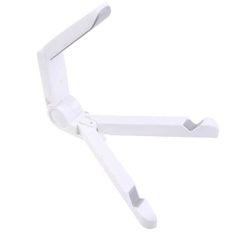 Soporte para tocadiscos de vinilo, plegable, a prueba de deslizamiento,: Blanco