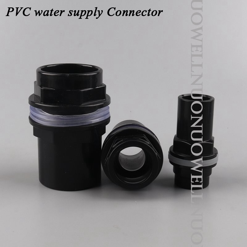 10Pcs PVC Pipe Connector 20 25 32 40 50mm Fish tank water connection Garden irrigation aquarium water supply tube Plastic union