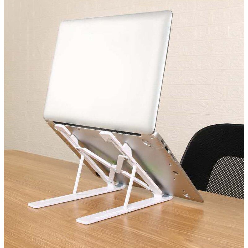 Laptop bord med bärbart hopfällbart laptopställ skrivbord sängbord för dator bärbar dator gratis förvaringsväska