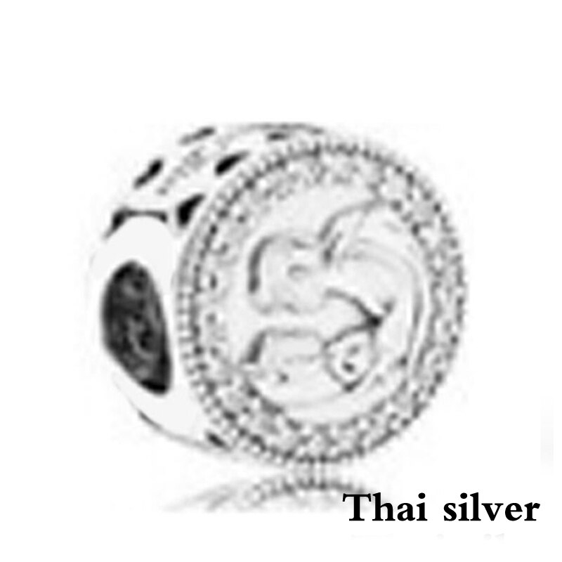 2019 NEW Thai Argento Retrò Lascia Frog Prince Cucciolo di Amore di Giorno della Madre In Rilievo di Fascino Collezione In Edizione Limitata di Fabbrica All'ingrosso: 8