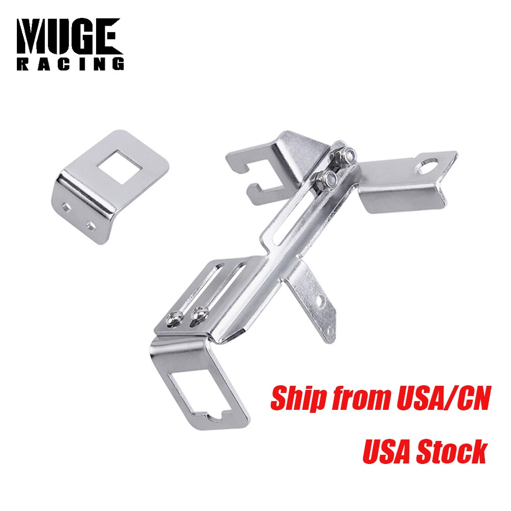 Car Racing Modified Silver Aluminum Throttle Cable Bracket Kick Down Auto Replacement Parts for Chevy SBC BBC Holley HR015