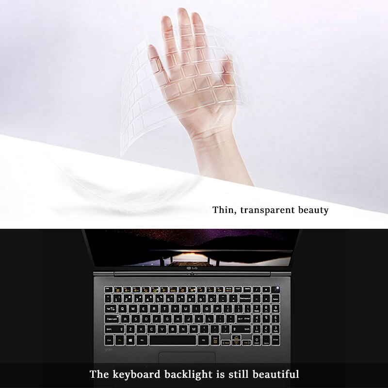 (3 Stuks) Voor Lg Gram 14Z990 Laptop Toetsenbord Waterdicht En Stofdicht Transparante Beschermende Film Cover