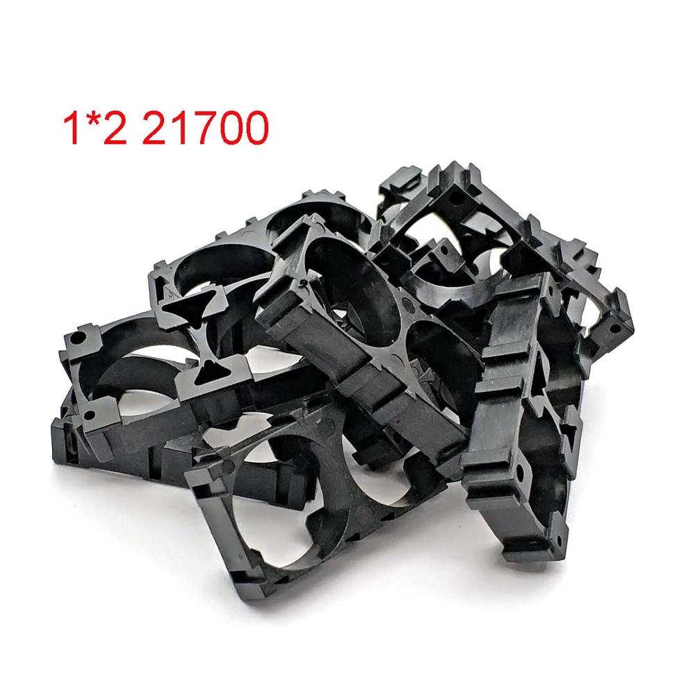 1*2 21700 Battery Holder Bracket Cell Safety Anti Vibration Plastic Brackets for 21700 Batteries