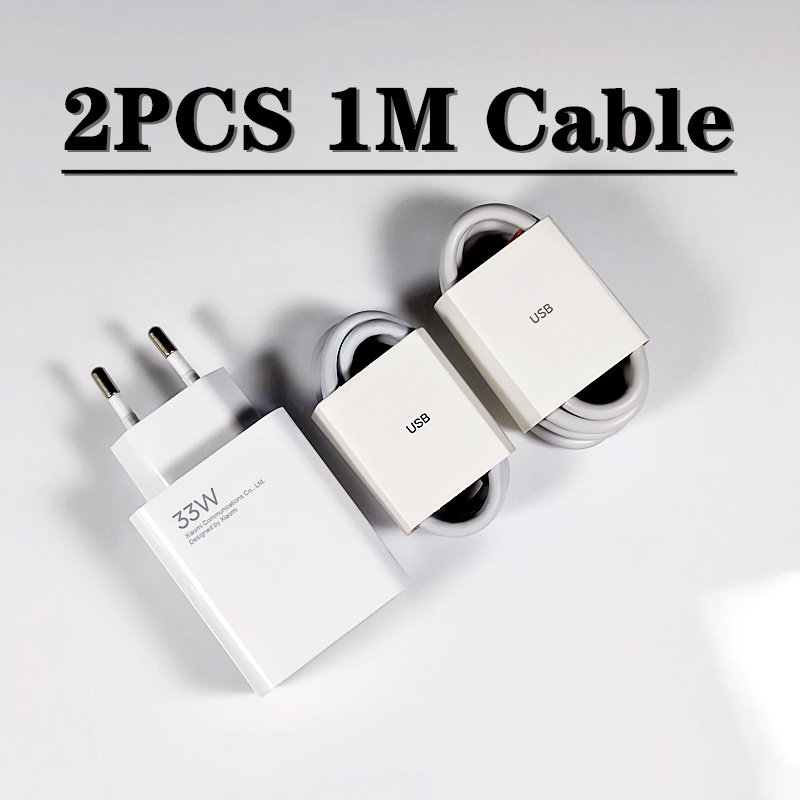 Original Xiaomi 33W Fast Charger EU 30W Turbo Charge Type C Cable Xiaomi Redmi Note 9 Pro POCO X3 Nfc Mi 10 9 9t Pro Note 10 10X: KR