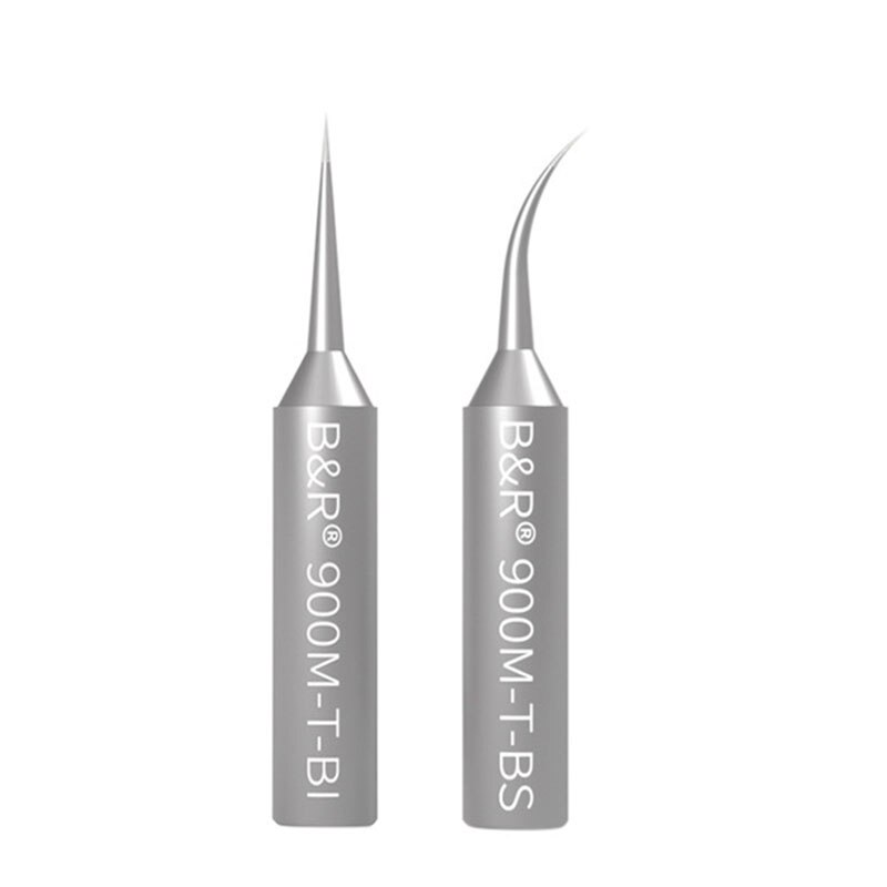 0.1mm Ultra Thin Soldering Iron Tips 900M-T-BI/BS Solder Joint Long Life High-speed Heat Transfer Solder Iron Sting: 900M-T-BI and BS