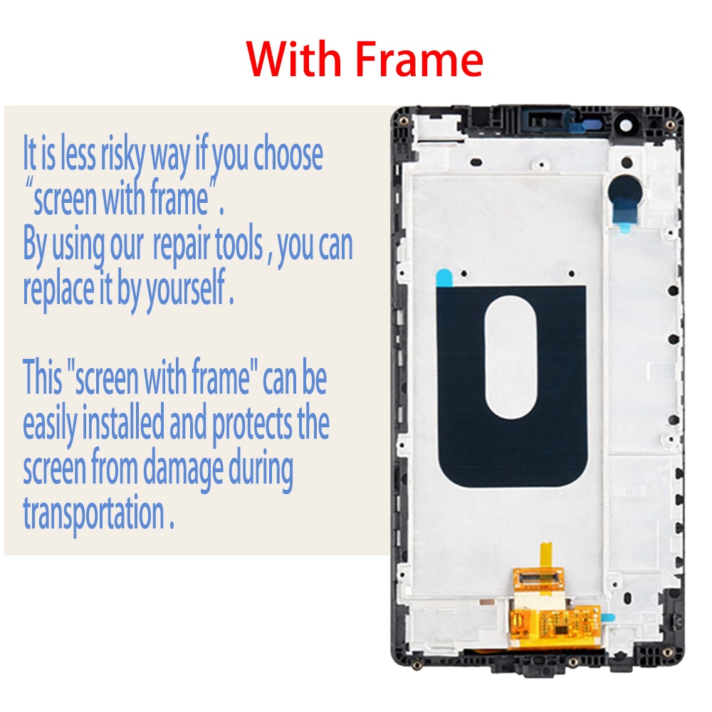 5.3" Original For LG X Power K220 LCD Display Touch Screen Digitizer Assembly+Frame Replacement For LG K220 K220DS LCD