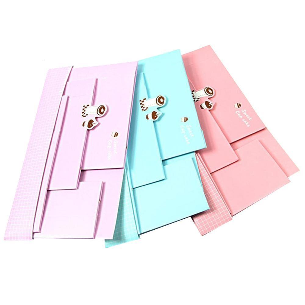 DIY Paper Board Storage Boxes Bins Office Organizer Tools Stationery Case School Makeup Desk Cosmetic Z9E5