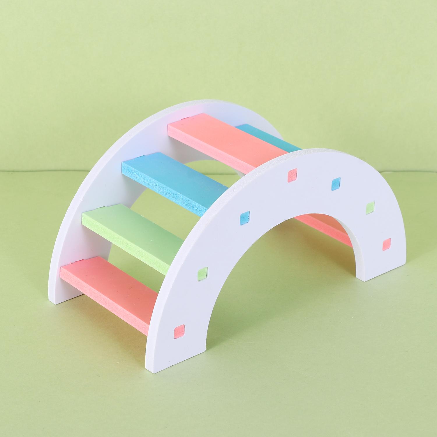 Hamster Speelgoed Accessoires Kleine Dier Swing Egel Woestijnrat Rainbow Bridge Pet Sport Oefening Speelgoed Set Hamsters Huis