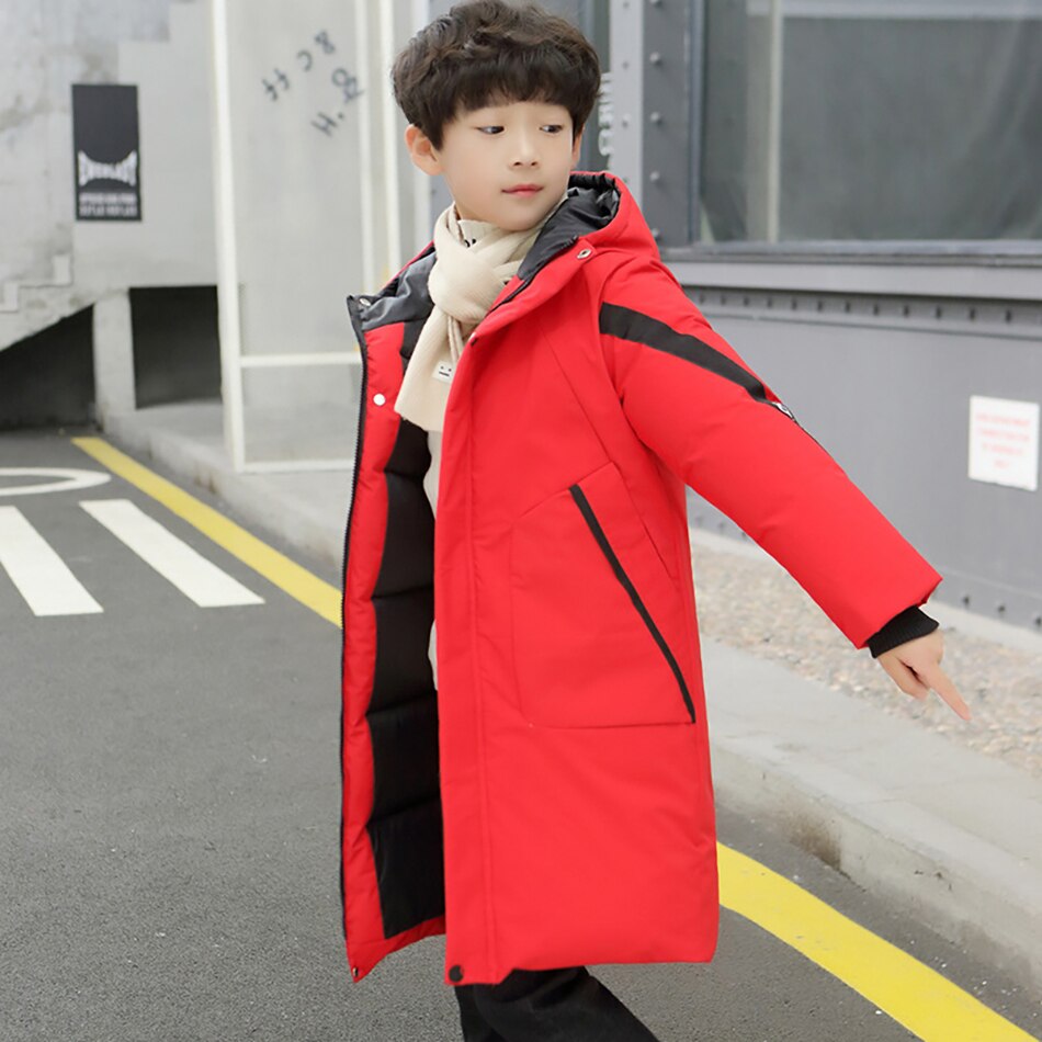 Parka para niños de-30 grados, chaquetas de invierno, ropa para niños grandes, Abrigo acolchado de algodón cálido, prendas de vestir exteriores gruesas,: 3 / 3T