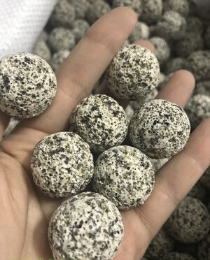 500G 12-In-1 Fish Tank Filter Materiaal Keramische Activated Carbon Biochemische Bal Medium Aquarium Accessoires met Netto Zak: Nano Bacteria Ball