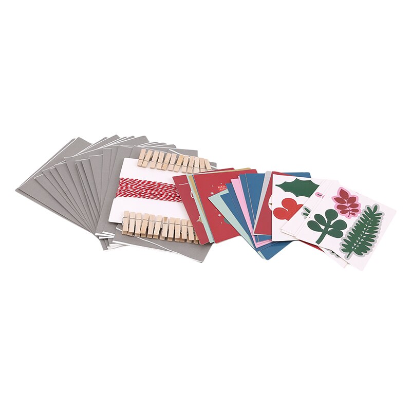 1-25 tall jul adventskalender papirpose dekorasjoner xmas hengende ornamenter godt årbarn jul