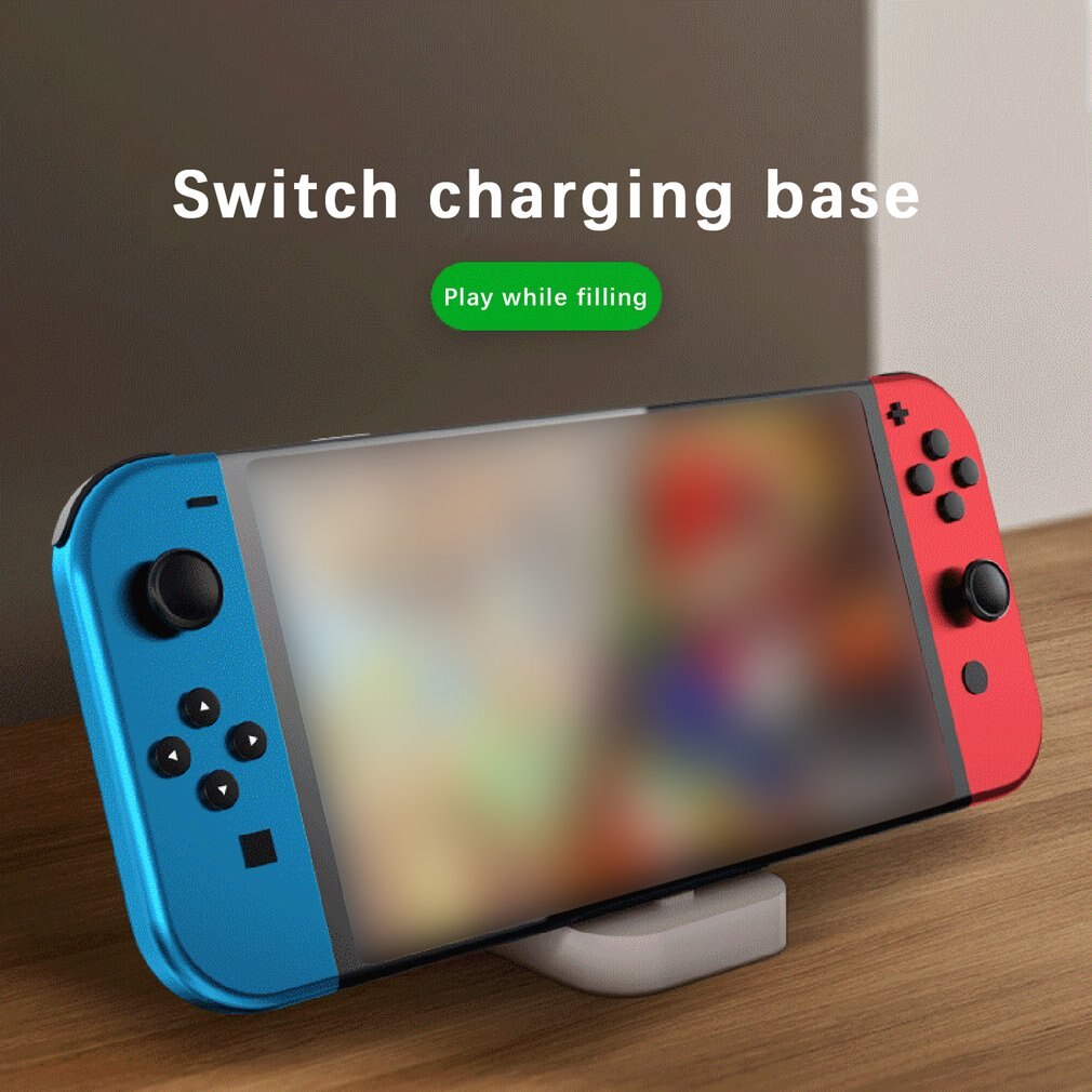 Portable Dock Station for Nintend for Switch with Type C Adapter USB Charging Docking Playstand Charger