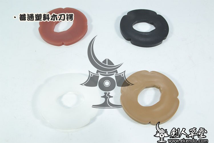 -ikendo.nett - sp010 - plast tsuba til bokken - selg i ett stykke shinai deler tusba bokken bokuto accessaories japansk kendo