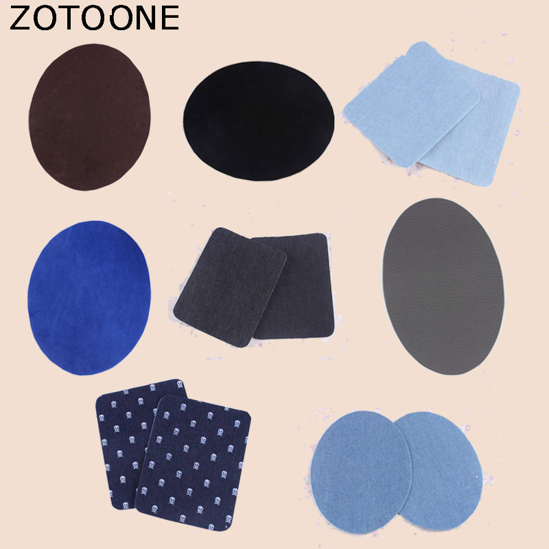 Zotoone Kleding Patch Leer Stickers Voor Kids Iron On Patches Voor Kleding Broek Warmteoverdracht Diy Accessoire Applicaties G