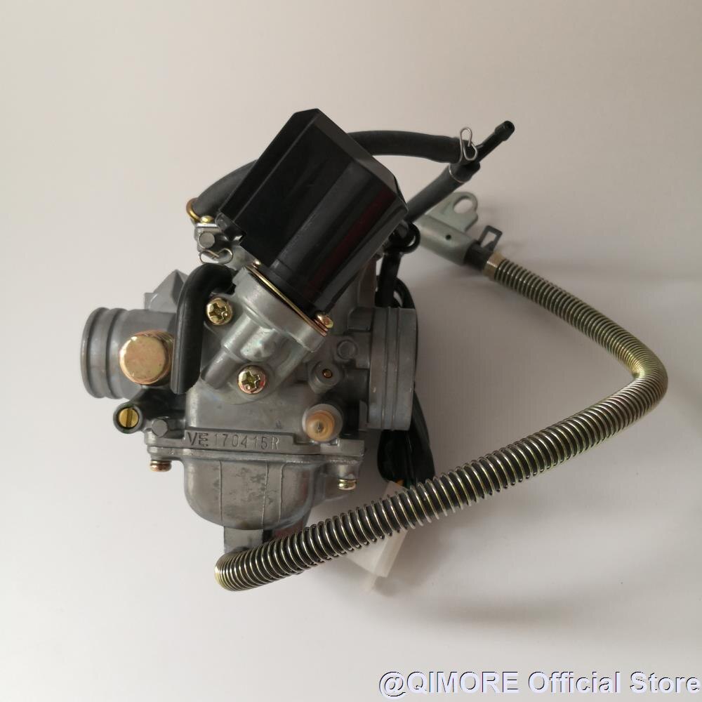 24mm carburateurs  pd24j met externe olie-aftappijp voor 4 -takt scooter bromfiets atv 152 qmi 157 qmj  gy6 125 gy6 150