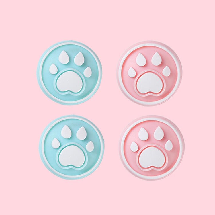 4pcs Cat Dog paw Joystick Thumb Paws Grip Cover Caps for Nintendo /switch /Joycon for Controller Gamepad Thumbstick Case: 2