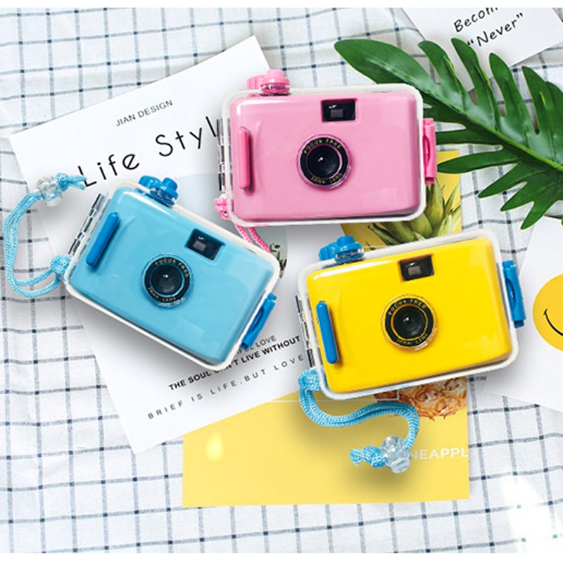 KOMERY Newest Film Camera Good Children's Camera No Need Battery Required Underwater Waterproof Cute Kid’s Camera