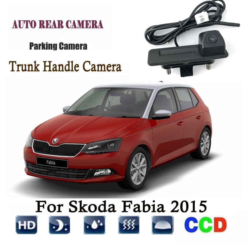 Auto Achteruitrijcamera Voor Skoda Fabia In Plaats van Originele Fabriek Kofferbak Handvat Camera/achteruitrijcamera