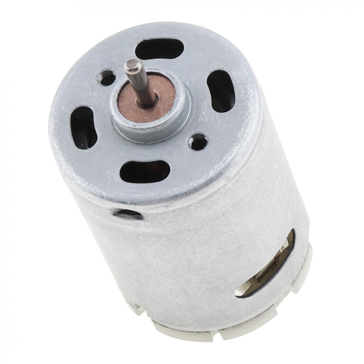 DC 12-24V Mini 385 Motor Hand Drill 16000RPM Multifunction Three-jaw Chuck and Wrench for PCB Wood Plastic Cardboard Hole Saw